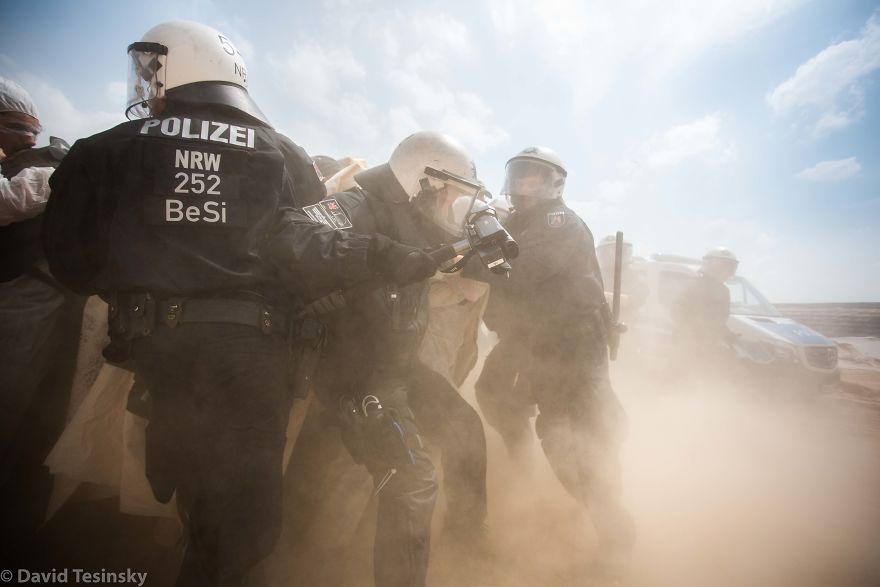 I Went To Break Through The Police With The Activists For A Good Thing To See That Change Is Possible