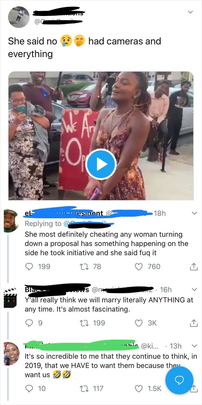 If You Say No To A Proposal It Means You’re Cheating?