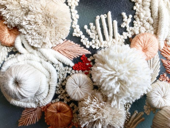 My Three-Dimensional Embroideries Inspired By Oceanic And Botanical Forms My Three-Dimensional Embroideries Inspired By Oceanic And Botanical Forms