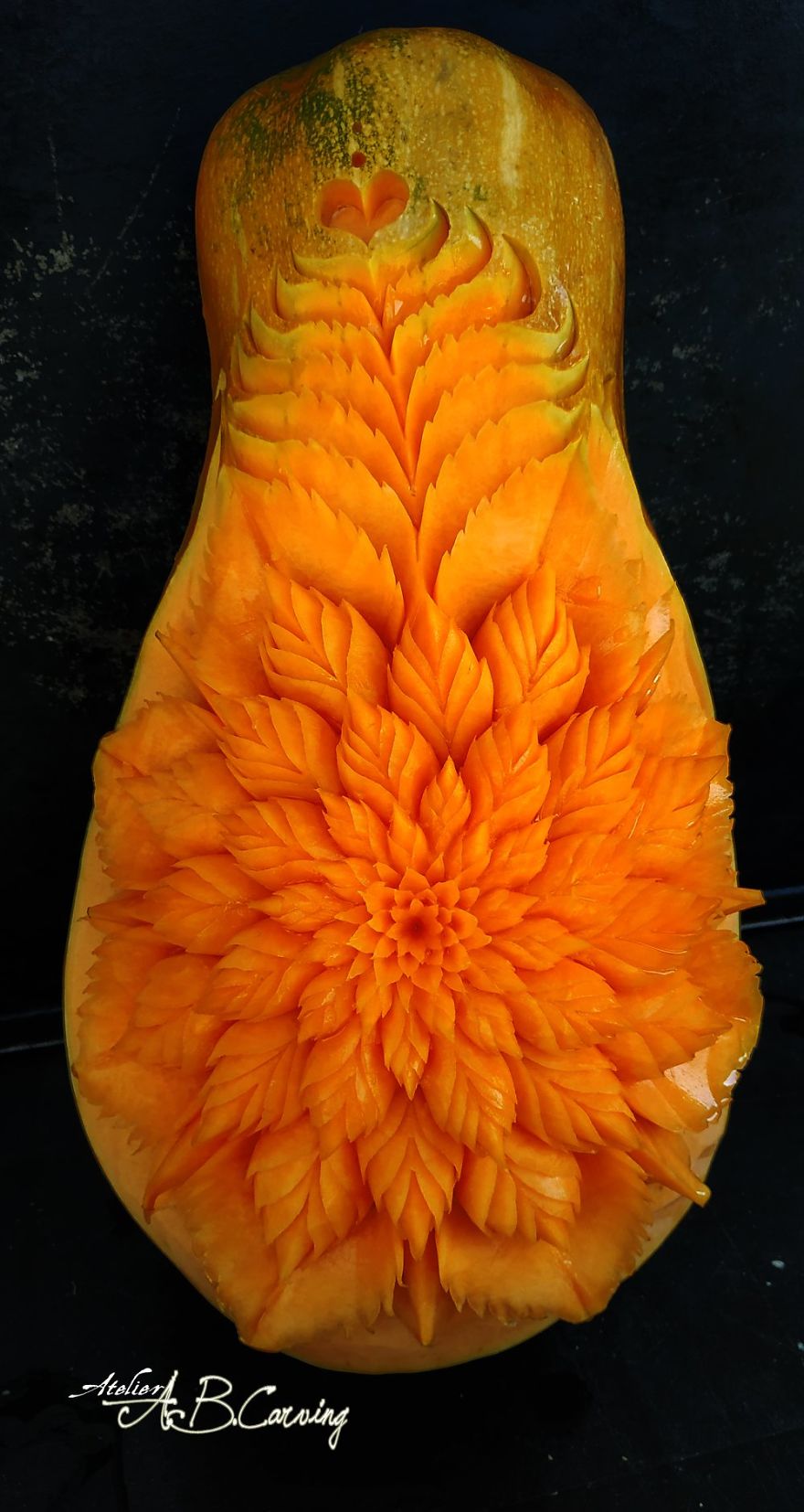 23 Carved Pumpkins Into Exquisite Sculptures That Are Not Halloween-Themed