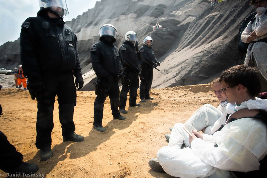 I Went To Break Through The Police With The Activists For A Good Thing To See That Change Is Possible