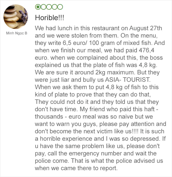 Japanese Tourists Shocked To Receive Almost $500 Bill For Two Plates Of Spaghetti, Fish, And Water In A Restaurant In Rome Japanese Tourists Shocked To Receive Almost $500 Bill For Two Plates Of Spaghetti, Fish, And Water In A Restaurant In Rome