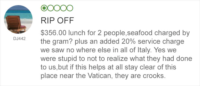 Japanese Tourists Shocked To Receive Almost $500 Bill For Two Plates Of Spaghetti, Fish, And Water In A Restaurant In Rome
