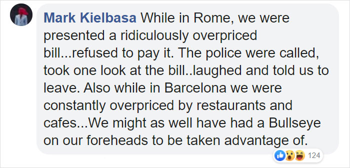 Japanese Tourists Shocked To Receive Almost $500 Bill For Two Plates Of Spaghetti, Fish, And Water In A Restaurant In Rome