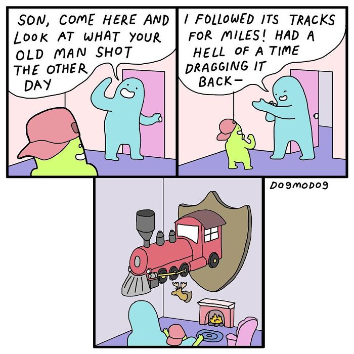 American Artist Creates Fun Comics To Make Reflections About Our Daily Lives