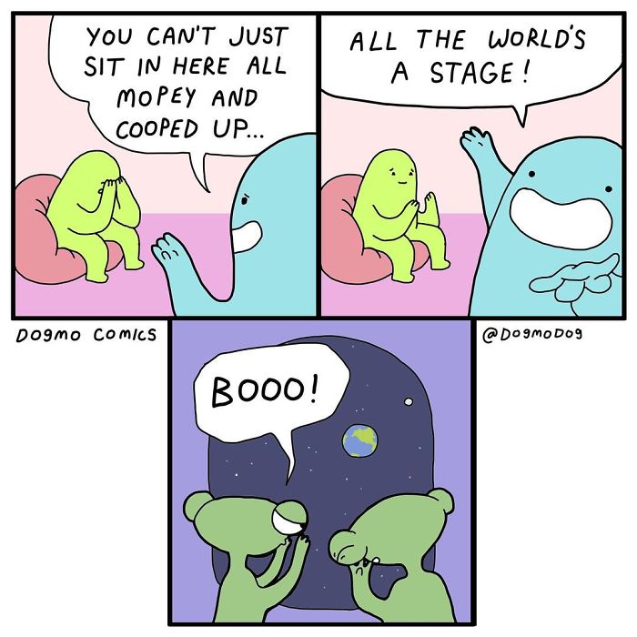 American Artist Creates Fun Comics To Make Reflections About Our Daily Lives