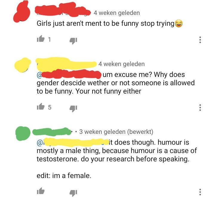 I Guess I'm Laughing At You, Then...