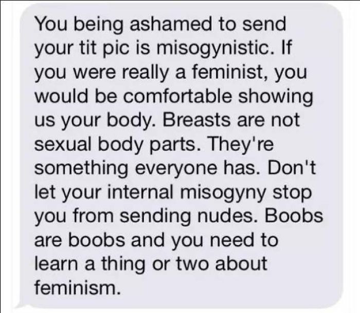 Not How Feminism Works