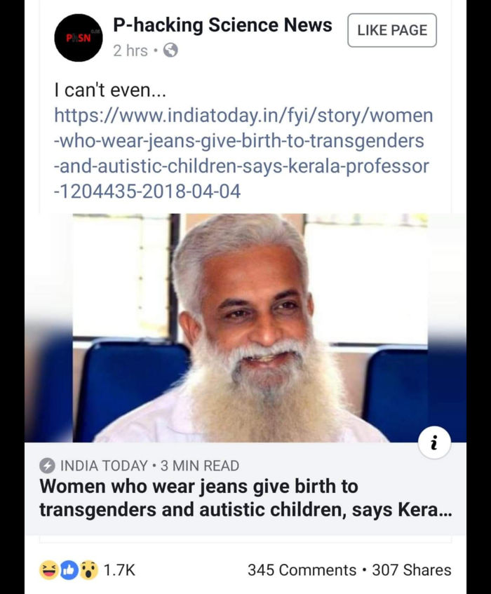 At Least It's Not The Chemicals In The Water....?