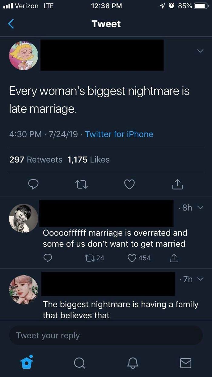 For Me That’s More Of A Dream Than A Nightmare...