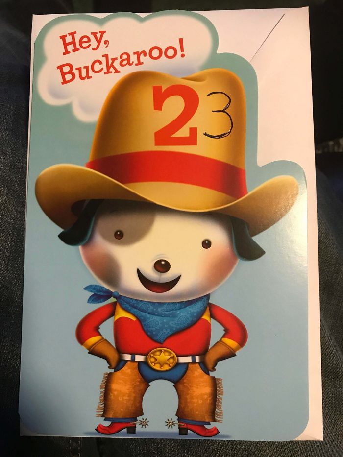 My Dad’s Birthday Card To Me On My 23rd Birthday