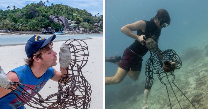 I Spent 1 Year Creating A Sculpture That Works With Electrical Current Which Helps Corals Grow 3-5 Times Faster (13 Pics)