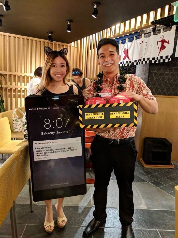 My Girlfriend And I Live In Hawaii. A Handful Of People Said We Had The Scariest Costumes They'd Seen All Of Halloween