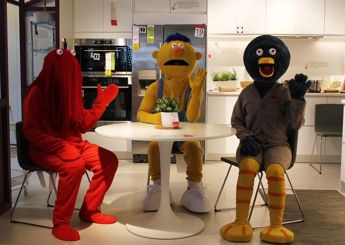 IKEA Allowed Us In To Take Photos Of Our Costumes