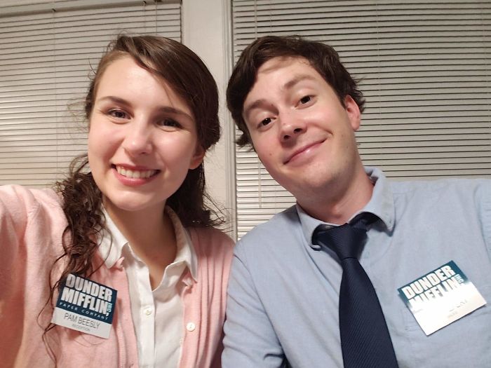 We Took A Shot As Jim And Pam