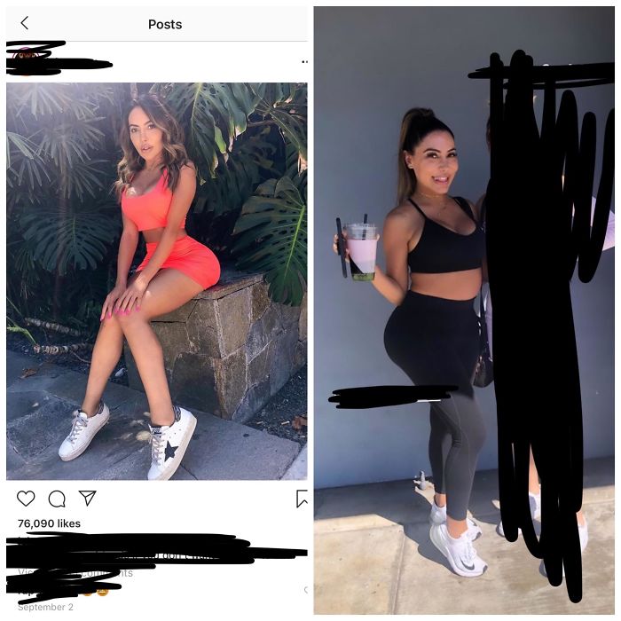 What She Posts On Instagram vs. What My Friend Just Posted With Her