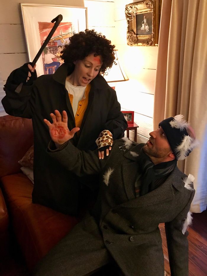 We Won Second Place At The Family Halloween Costume Party