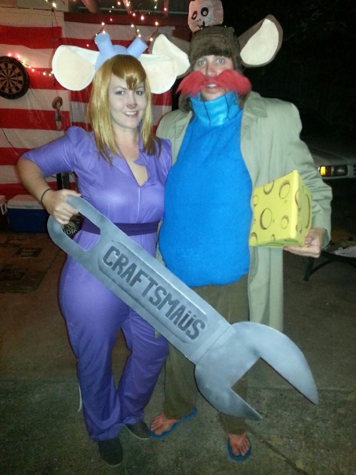 First Halloween As Husband/Wife. Rescue Rangers. Boom
