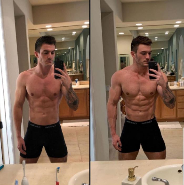 His Legs Are So Massive They Distort The Floor!