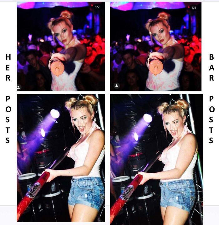 This “Influencer” Girl Who Works Bottle Service At Some Club Downtown In My University Town. If You’re Going To Edit, Make Sure You Untag Yourself!