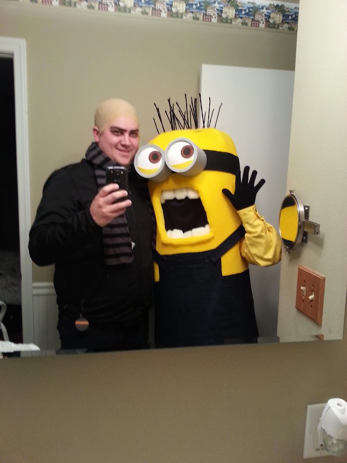 My Wife And I Are Ready For Halloween. She Made Her Costume