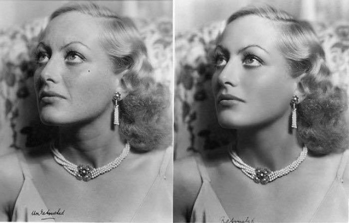 Old School Photoshop - Joan Crawford