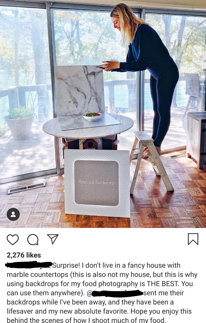 Surprise! I Don't Live In A Fancy House With Marble Countertops.