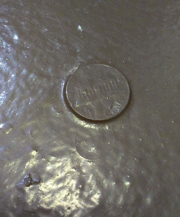 Landlord Painted Over A Penny