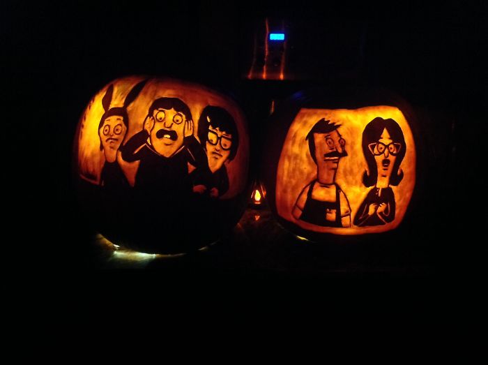 It's Not Much, But I'm Kinda Proud Of My Bob's Burgers Jack O'Lanterns