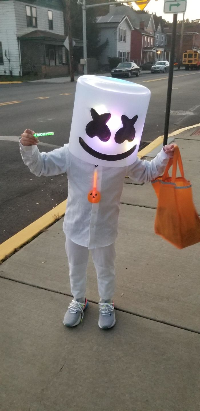 My Son As The Dj Marshmello