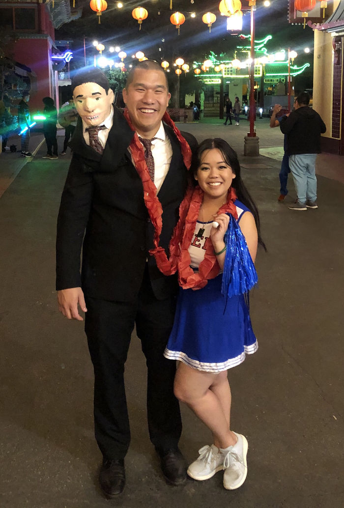 We Pulled A Fake Proposal Prank At Our Friend’s Halloween Party. No One Got Our Office Reference And Chaos Ensued