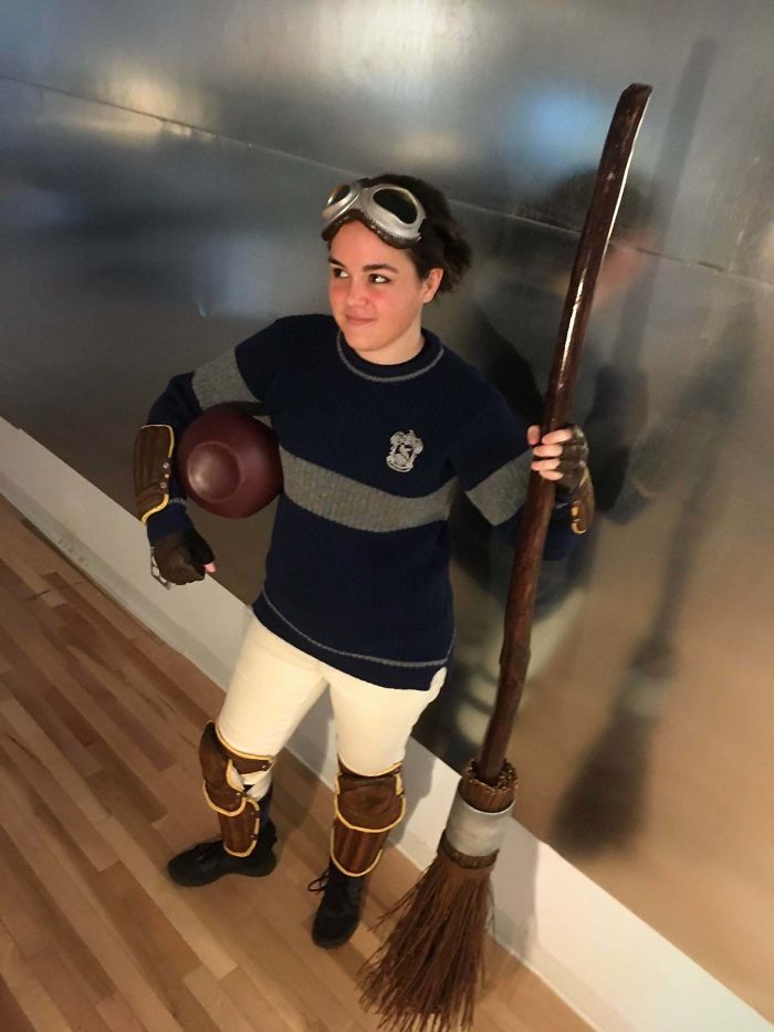 Wore My Ravenclaw Quidditch Outfit With Pride For Halloween