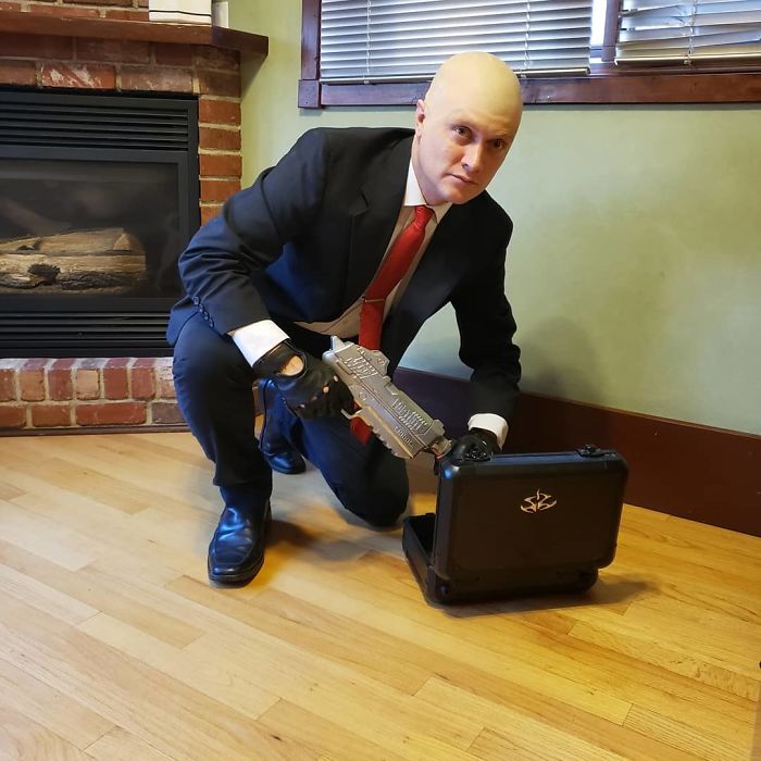 My Hitman Costume For The Halloween Costume Event Tonight