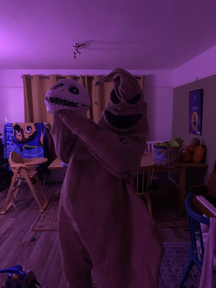 Finished My Oogie Boogie Costume