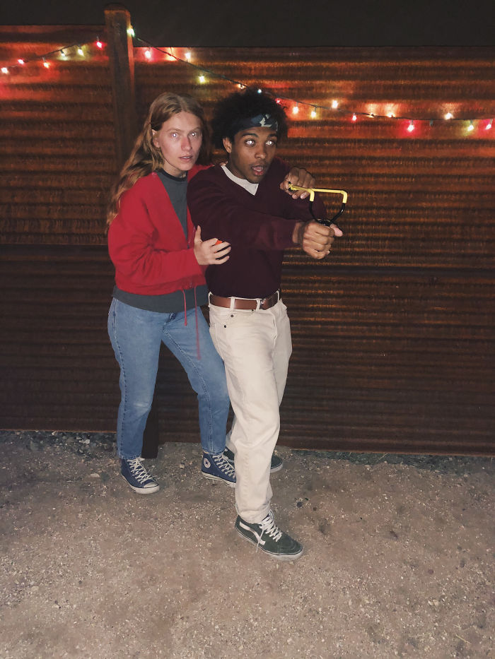Haven’t Seen Any Max And Lucas Costumes Yet... Here’s Me And My Boyfriend