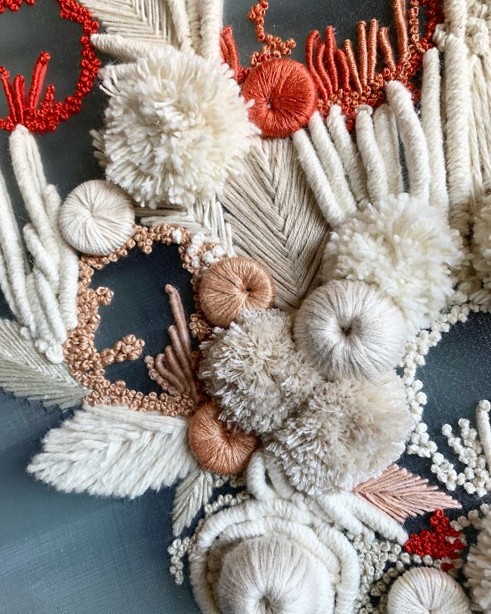 My Three-Dimensional Embroideries Inspired By Oceanic And Botanical Forms My Three-Dimensional Embroideries Inspired By Oceanic And Botanical Forms