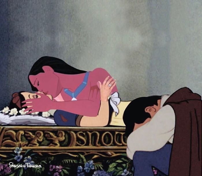 Artist Makes Politically Incorrect Collages Of Disney Characters And This Will Affect His Childhood