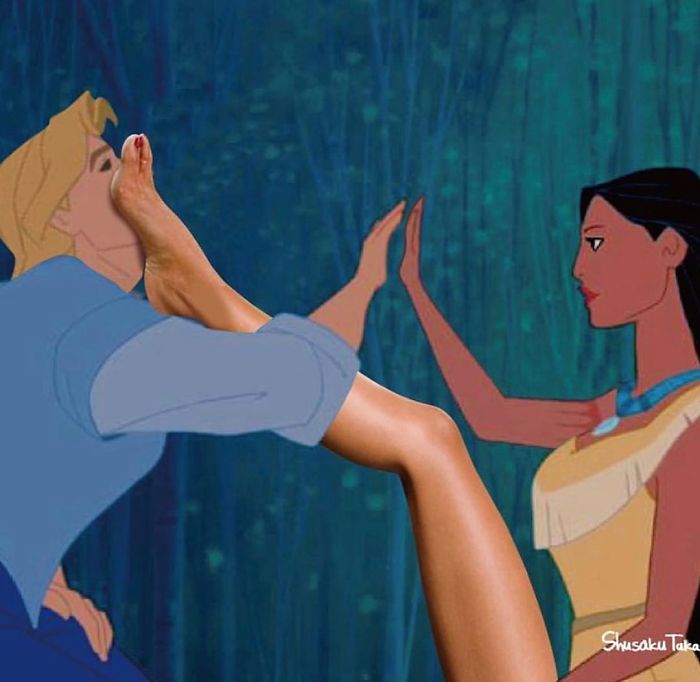 Artist Makes Politically Incorrect Collages Of Disney Characters And This Will Affect His Childhood