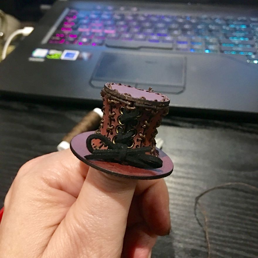 I Have Made 287 Leather Hats For My Dog! I Am Making 365 - I Have Not Missed A Day Since Her Birthday!!!