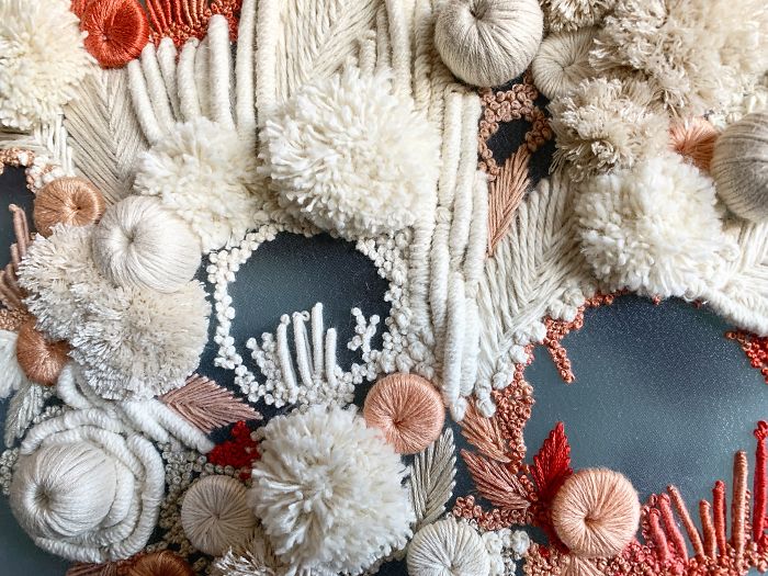 My Three-Dimensional Embroideries Inspired By Oceanic And Botanical Forms My Three-Dimensional Embroideries Inspired By Oceanic And Botanical Forms
