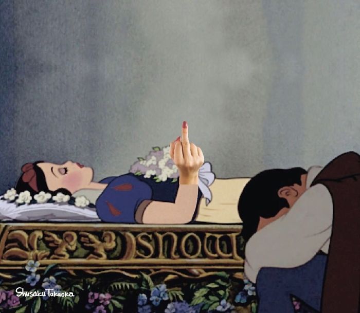 Artist Makes Politically Incorrect Collages Of Disney Characters And This Will Affect His Childhood