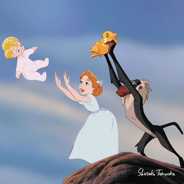 Artist Makes Politically Incorrect Collages Of Disney Characters And This Will Affect His Childhood