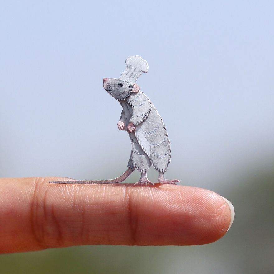 We’ve Been Creating Miniature Paper Birds And Animals Every Day Since 1st January 2018