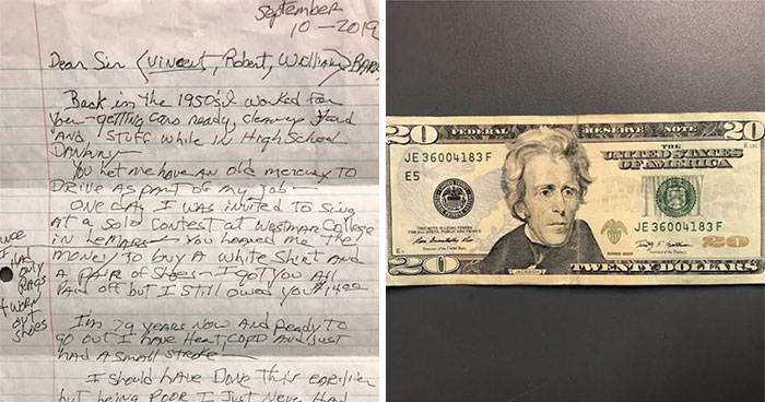 A Sweet 79-Year-Old Man Pays Off A $14 Debt From 1958