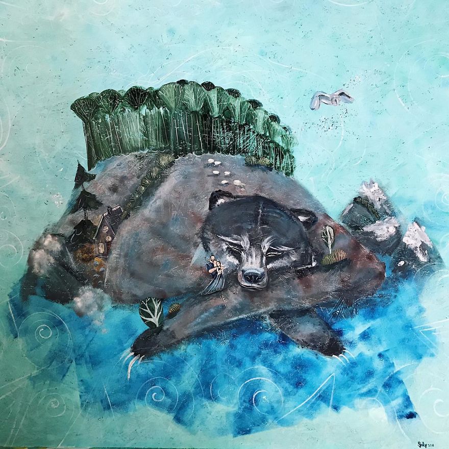 Woman From Russia Creates Nightlights And Paintings From Fairy Tales For Families Woman From Russia Creates Nightlights And Paintings From Fairy Tales For Families