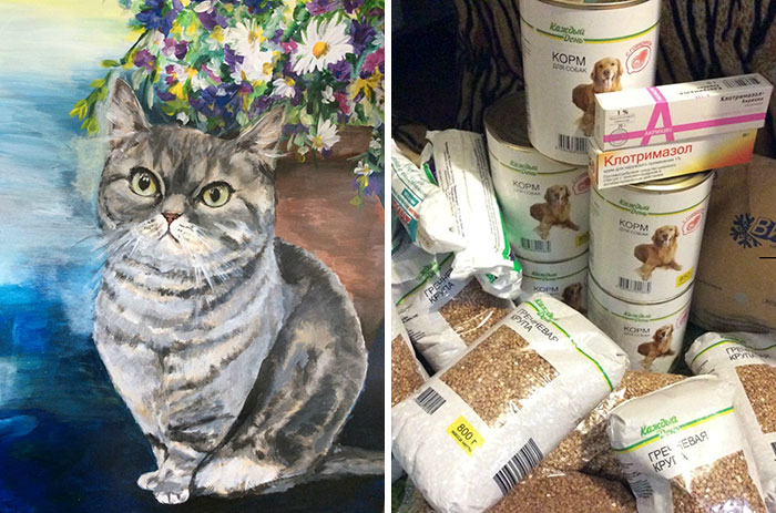 This 9-Year-Old Russian Boy &lsquo;Sells&rsquo; His Custom Pet Paintings For Food And Supplies For Shelter Animals
