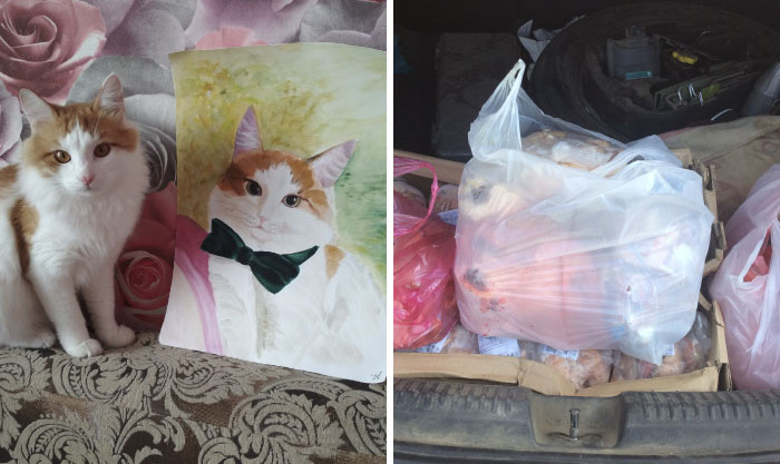 This 9-Year-Old Russian Boy &lsquo;Sells&rsquo; His Custom Pet Paintings For Food And Supplies For Shelter Animals
