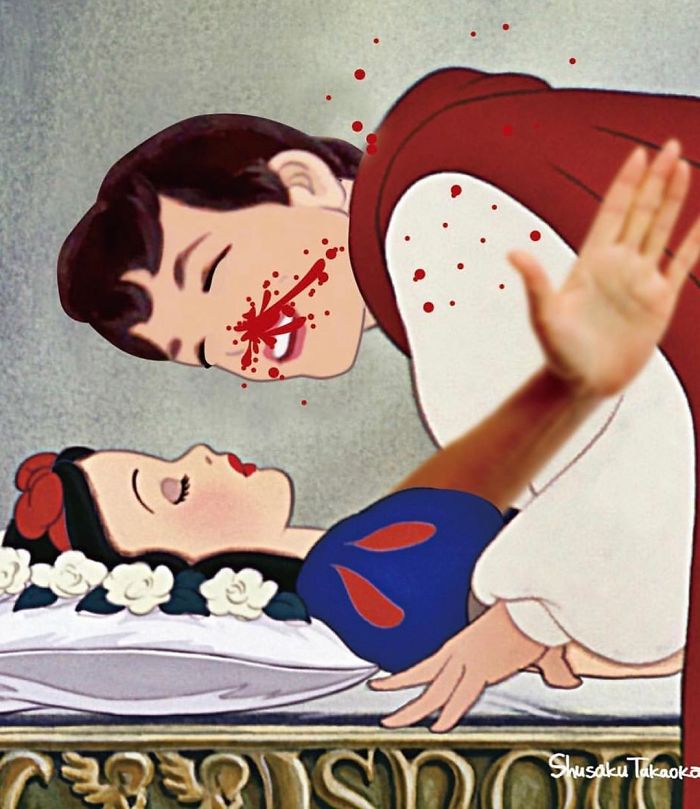 Artist Makes Politically Incorrect Collages Of Disney Characters And This Will Affect His Childhood