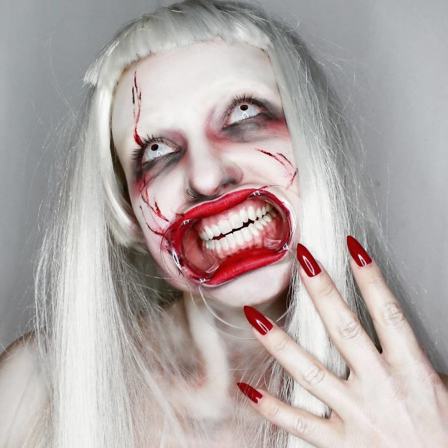 I Create Creepy And Creative Make-UPS