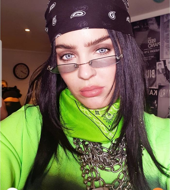 Anne Marie As Billie Eilish
